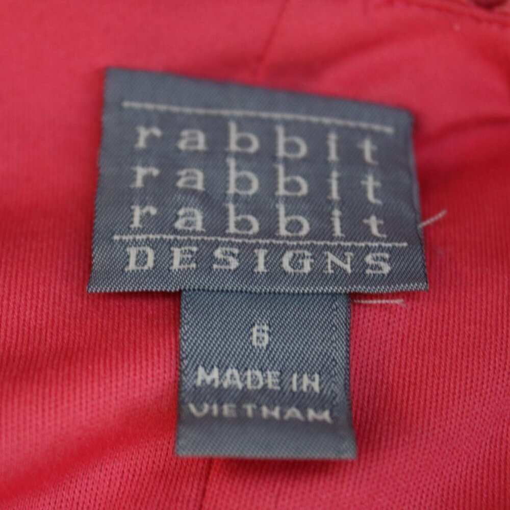 Rabbit Rabbit Rabbit Designs Coral Eyelet Dress โ Size 6 - Picture 8 of 8